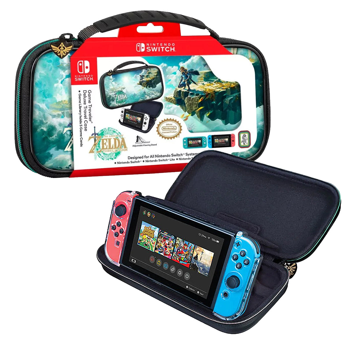 Bolso Nintendo Switch The Legend Of Zelda TOTK (Game Traveler Case)