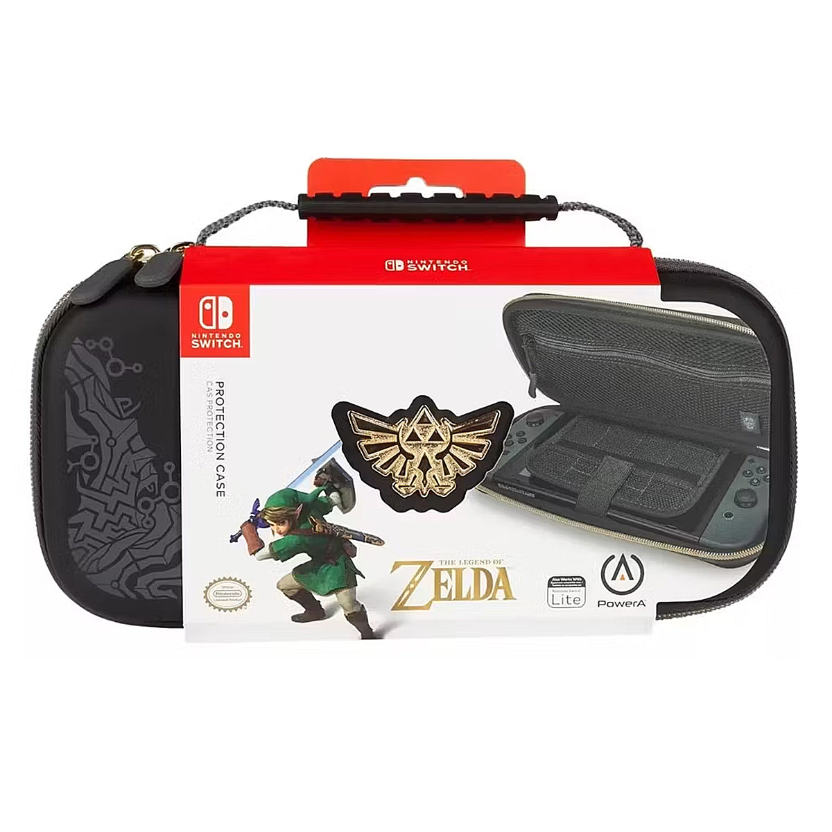 Bolso Nintendo Switch The Legend Of Zelda Hylian Crest (Protection Case)