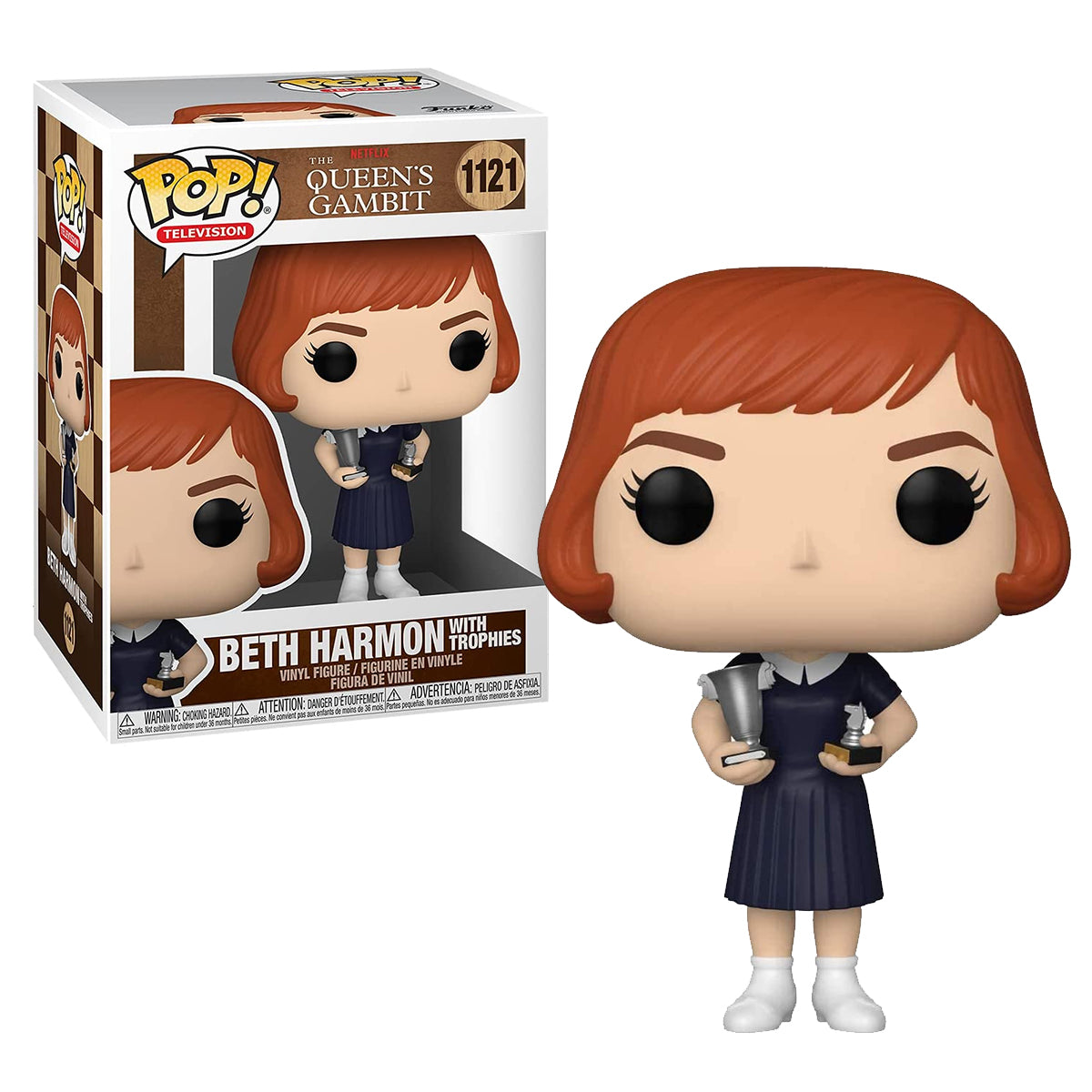 Funko POP! Netflix The Queen's Gambit: Beth Harmon with Trophies