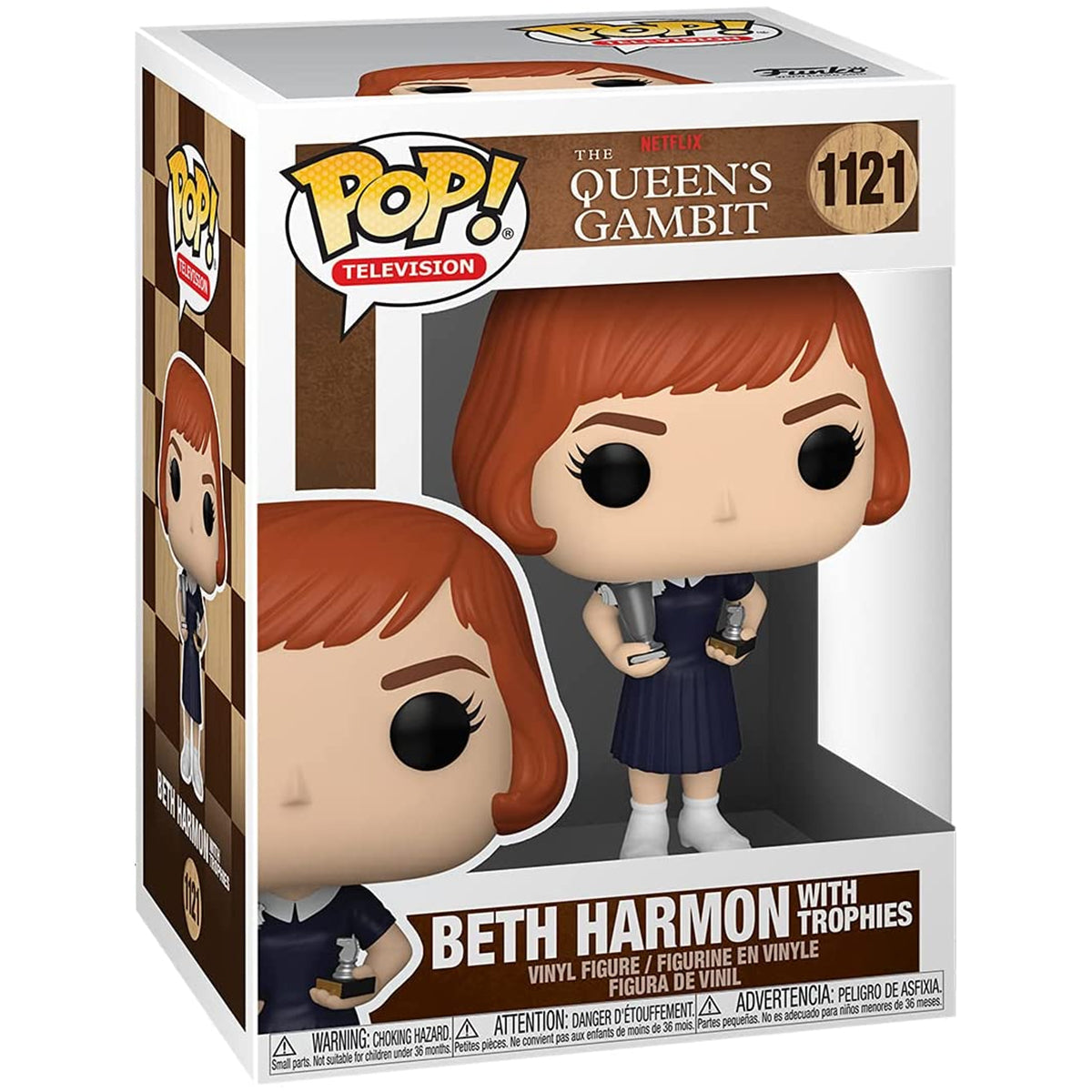 Funko POP! Netflix The Queen's Gambit: Beth Harmon with Trophies