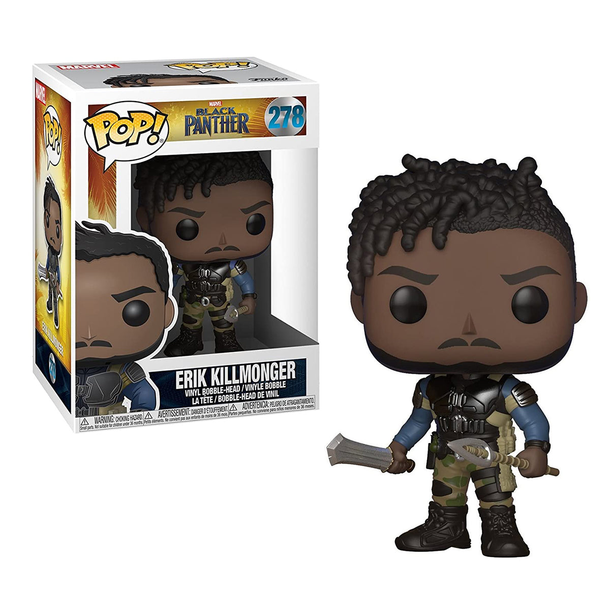 Funko POP! Marvel Black Panther: Erik Killmonger