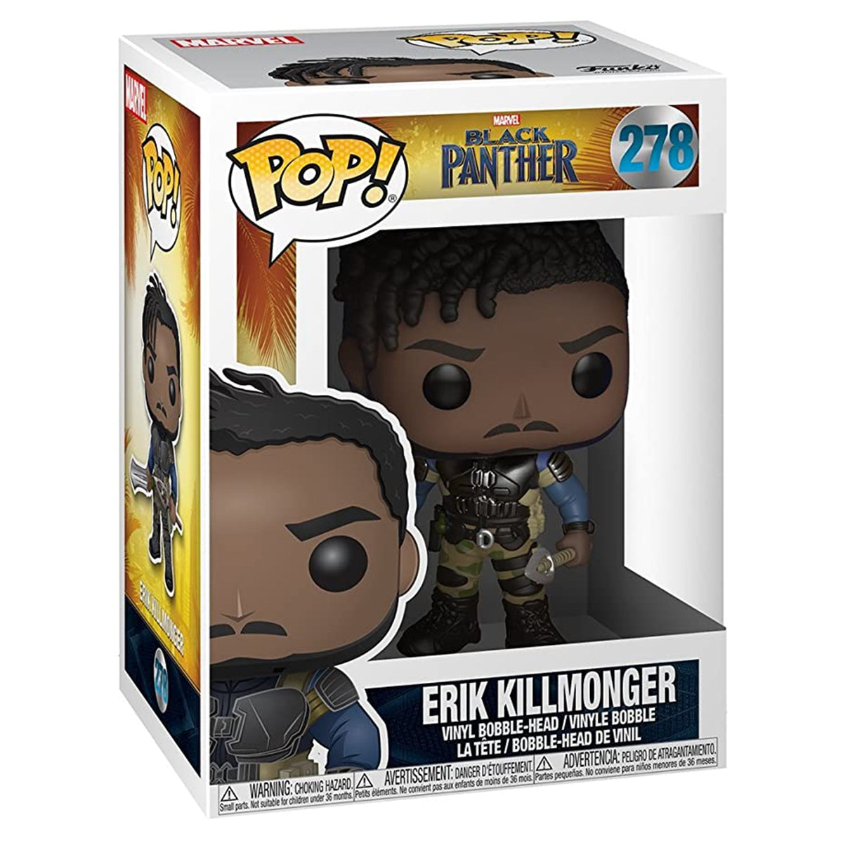 Funko POP! Marvel Black Panther: Erik Killmonger